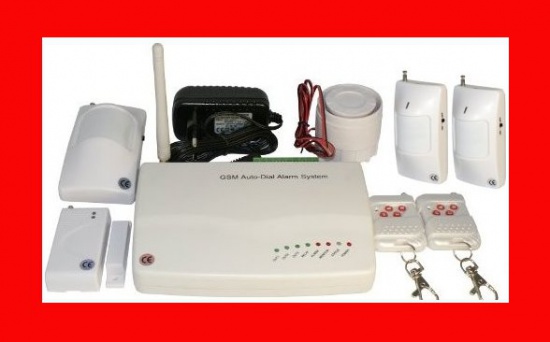 NOWY Alarm GSM SMS Call Auto Dial z akumulatorem 04 cena do negoc