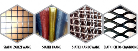 Sprzedam SIATKI ZGRZEWANE, KARBOWANE, TKANE, CIĘTO-CIĄGNIONE